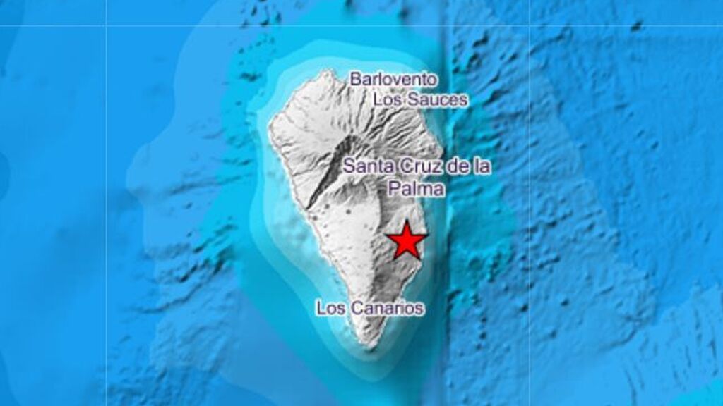 Un terremoto de 4,7 se deja sentir en casi toda La Palma