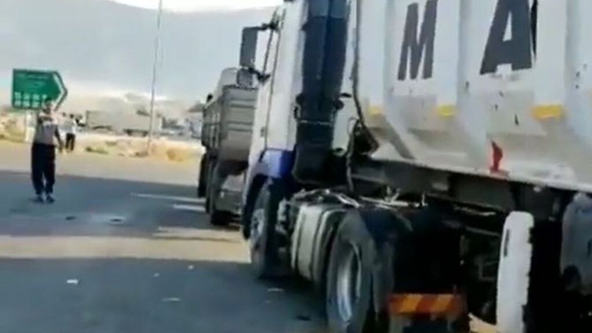 El vídeo más impactante de los terremotos: graban un temblor en Irán que sacude camiones y montañas