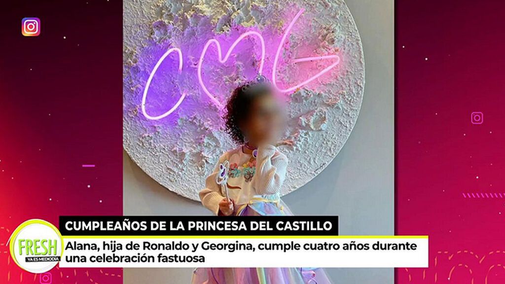 Bingo y paellas en la fiesta de cumpleaños de la princesita de Cristiano Ronaldo