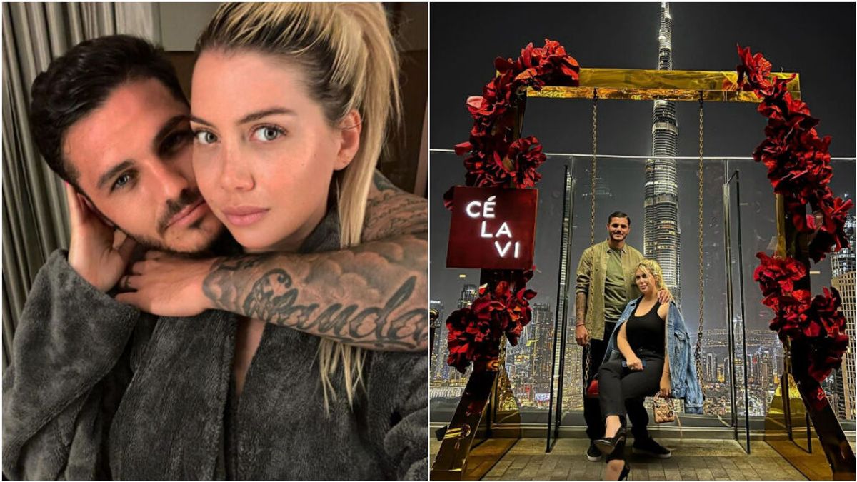 Mauro Icardi y Wanda Nara retoman su relación tras unas vacaciones de ensueño en Dubai: "La mujer de mi vida"