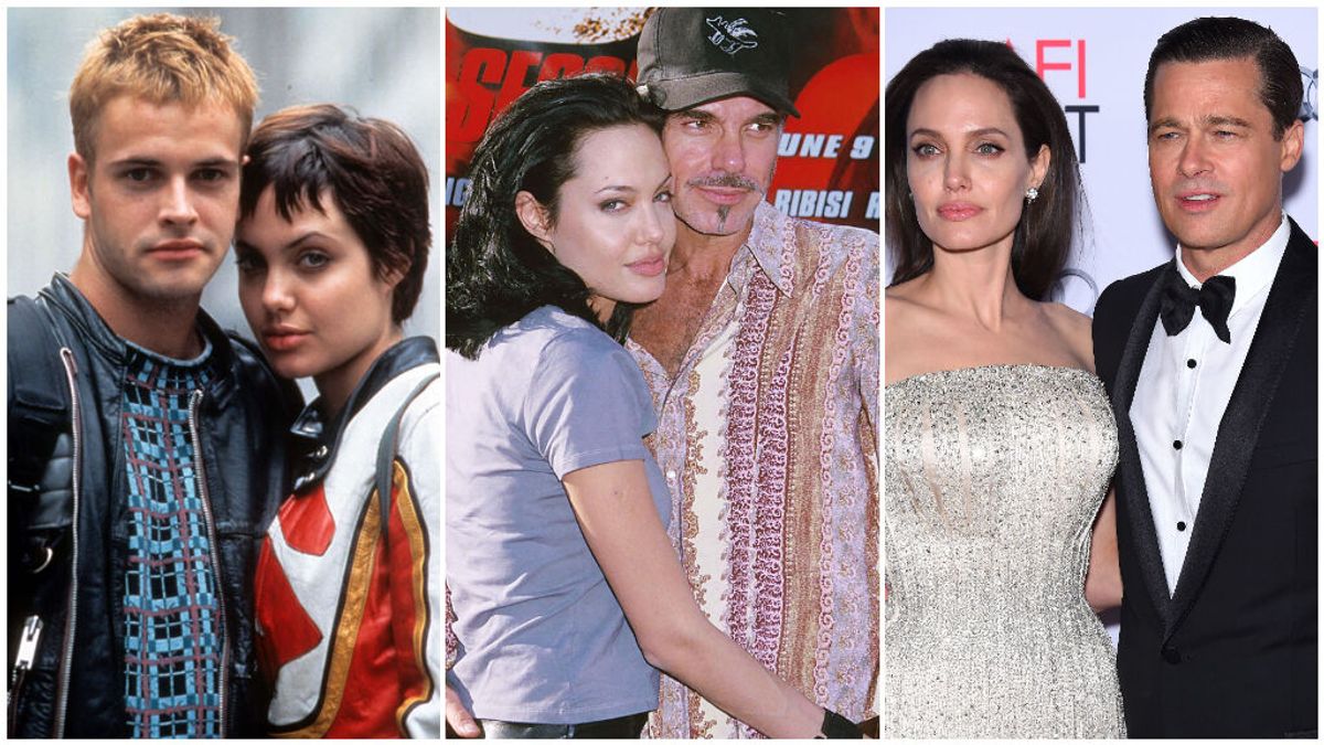 Estas son las parejas que ocuparon el corazón de Angelina Jolie antes de Brad Pitt: de Jonny Lee Miller a Billy Bob Thornton.