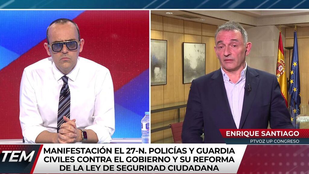 Entrevista Enrique Santiago, portavoz de Unidas Podemos