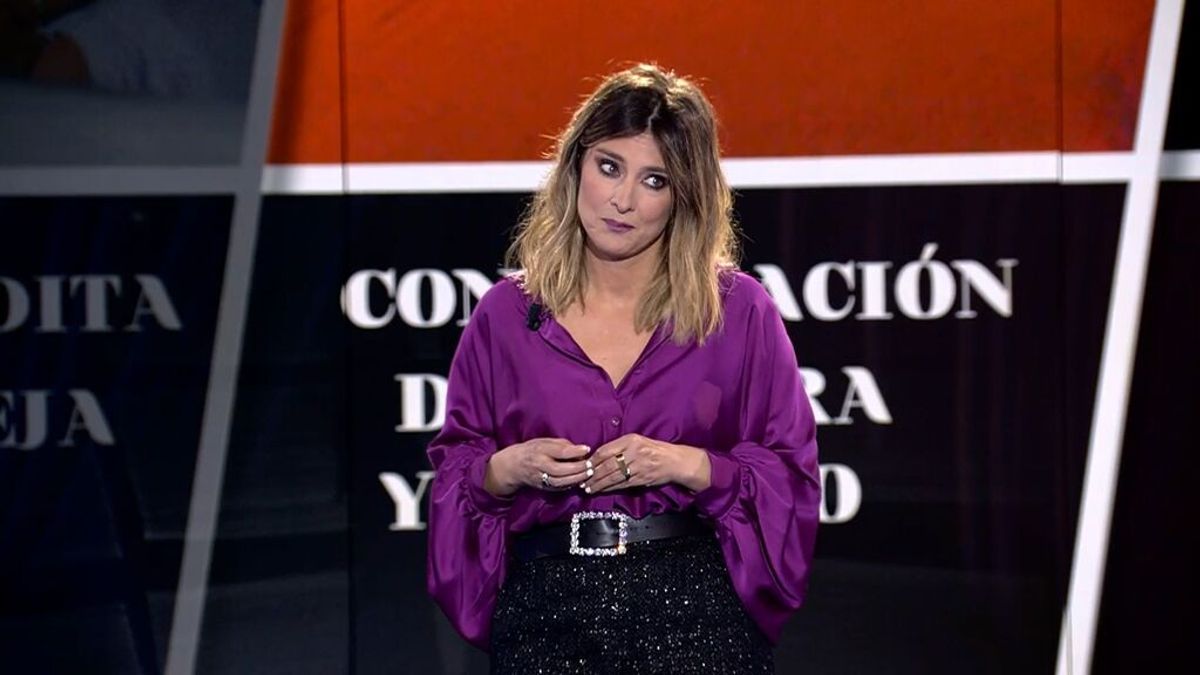 La cara de Sandra Barneda al escuchar un comentario de Nagore