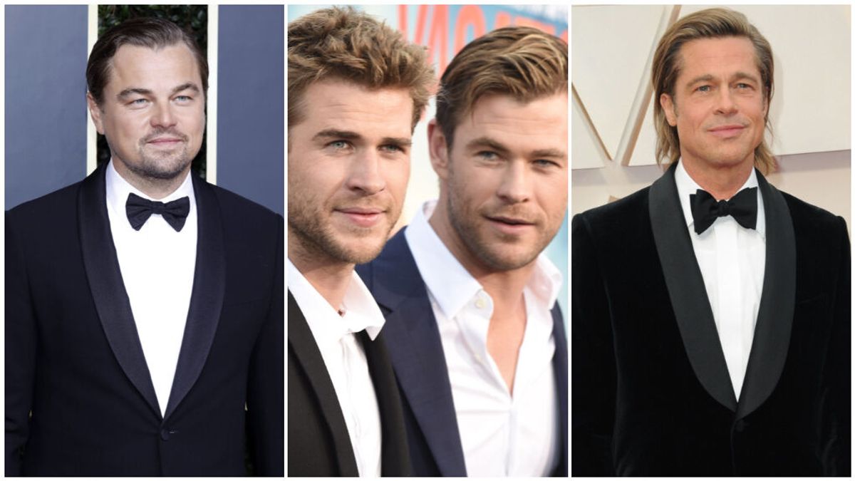 Estos son los famosos rubios más guapos del mundo: de Liam y Chris Hemsworth a Brad Pitt y Leonardo DiCaprio.