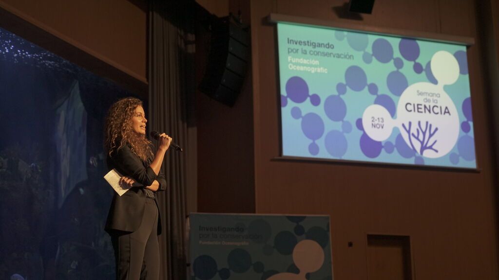 Presentación de 'Rumbo al pasado' en el Oceanográfico de Valencia