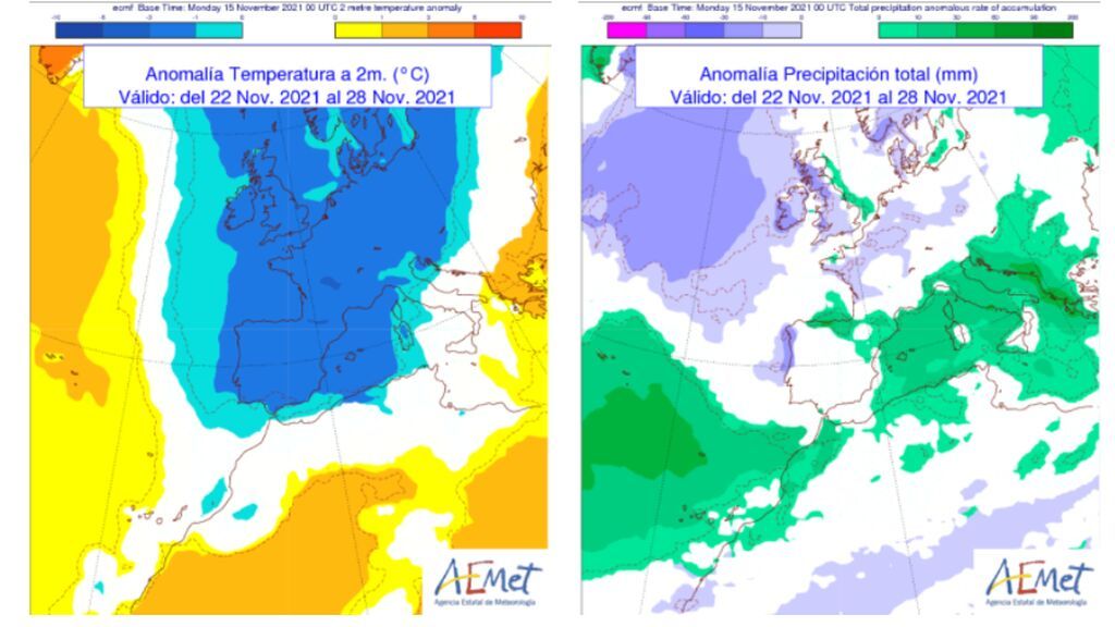 Llega el frío invernal a partir del lunes