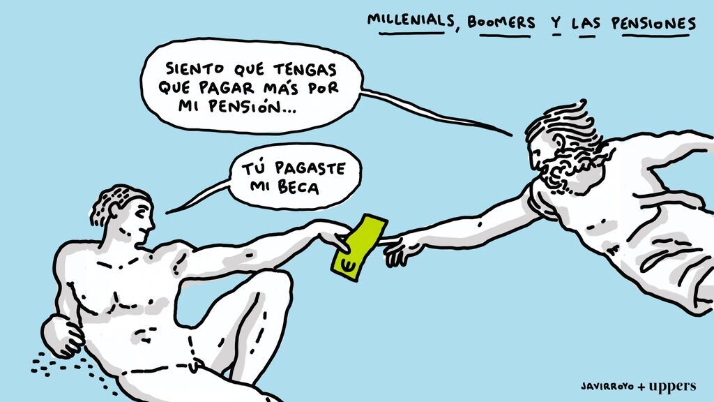 La viñeta de Javirroyo: "Solidaridad en las pensiones"