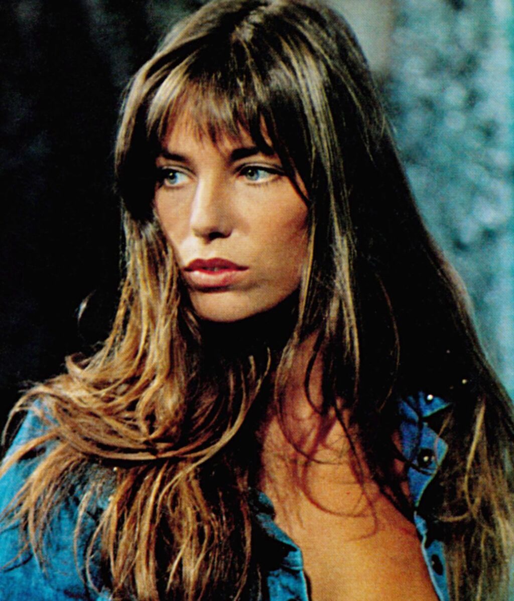 Flequillo largo de Jane Birkin