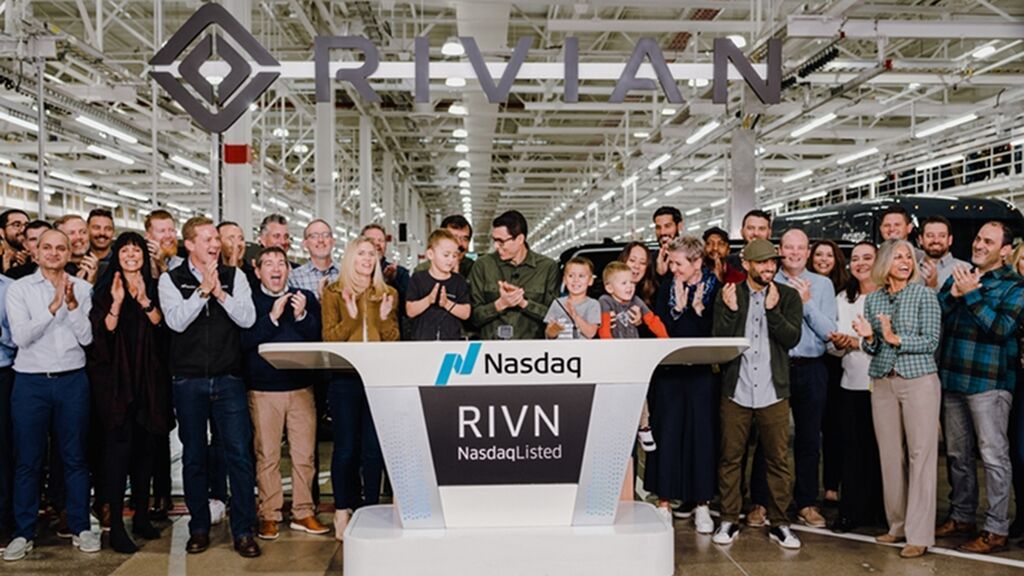 RIVIAN EN SU SALIDA A BOLSA EN EL NASDAQ