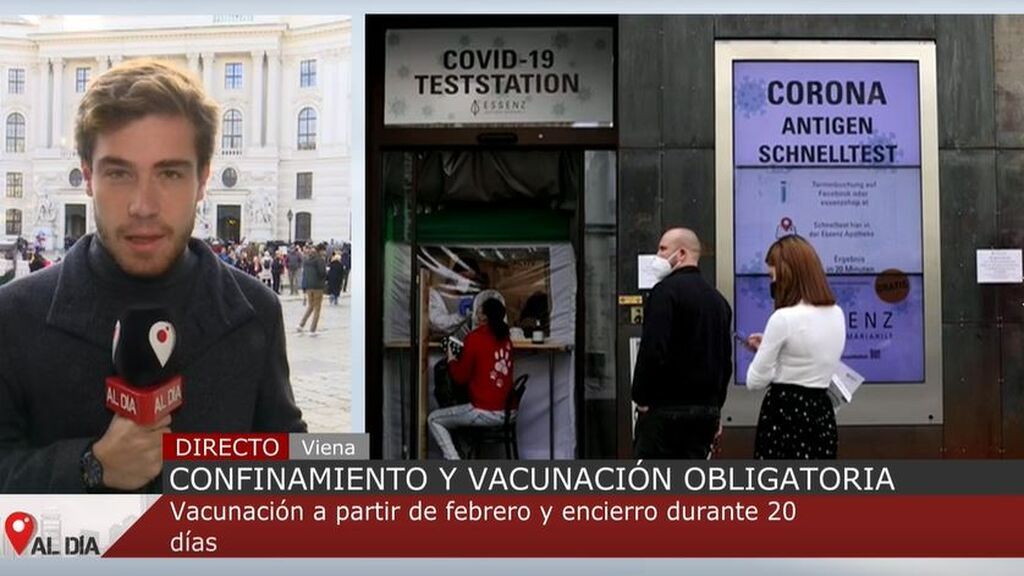 Austria confina a su población e impone la vacuna obligatoria