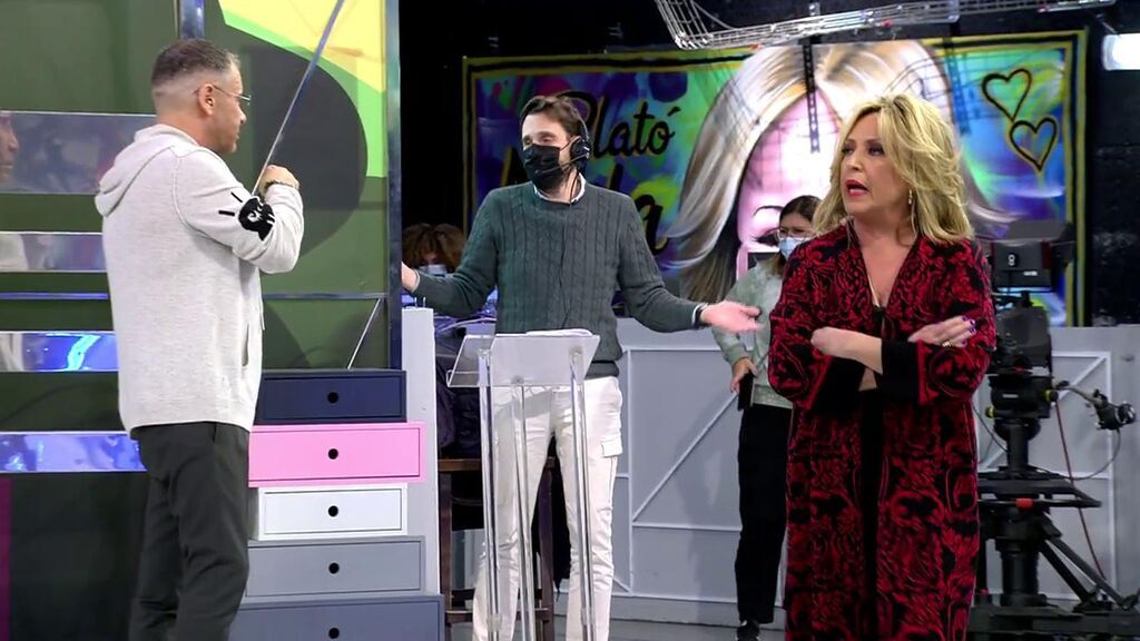El enfado de Lydia Lozano en 'Sálvame'