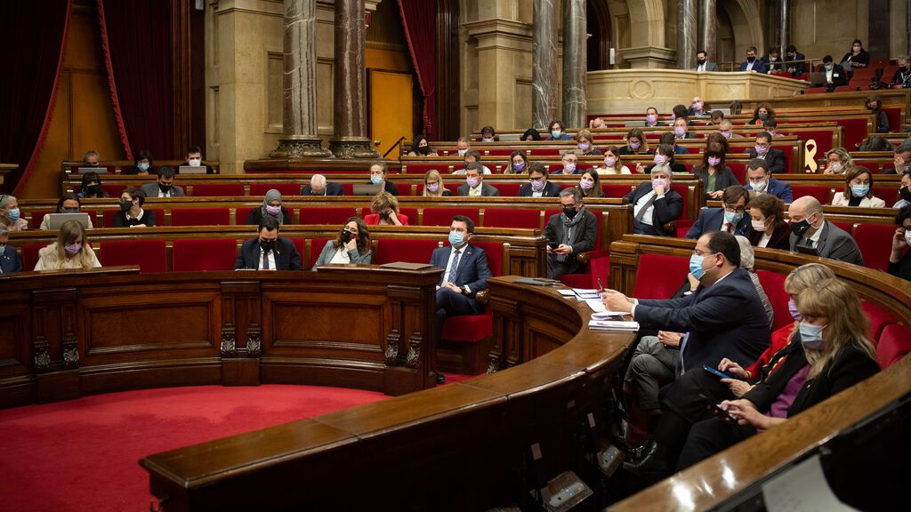 Aragonès evita la enmienda a la totalidad de sus primeros Presupuestos con el enfado de sus socios