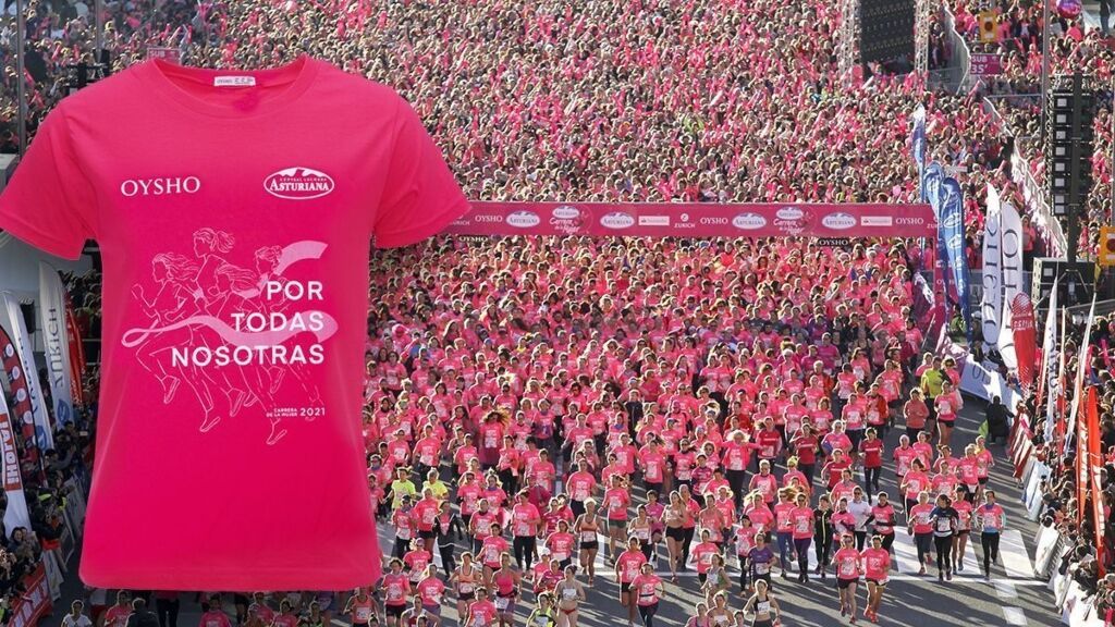 Disponible la camiseta oficial de La Carrera de la Mujer 2021