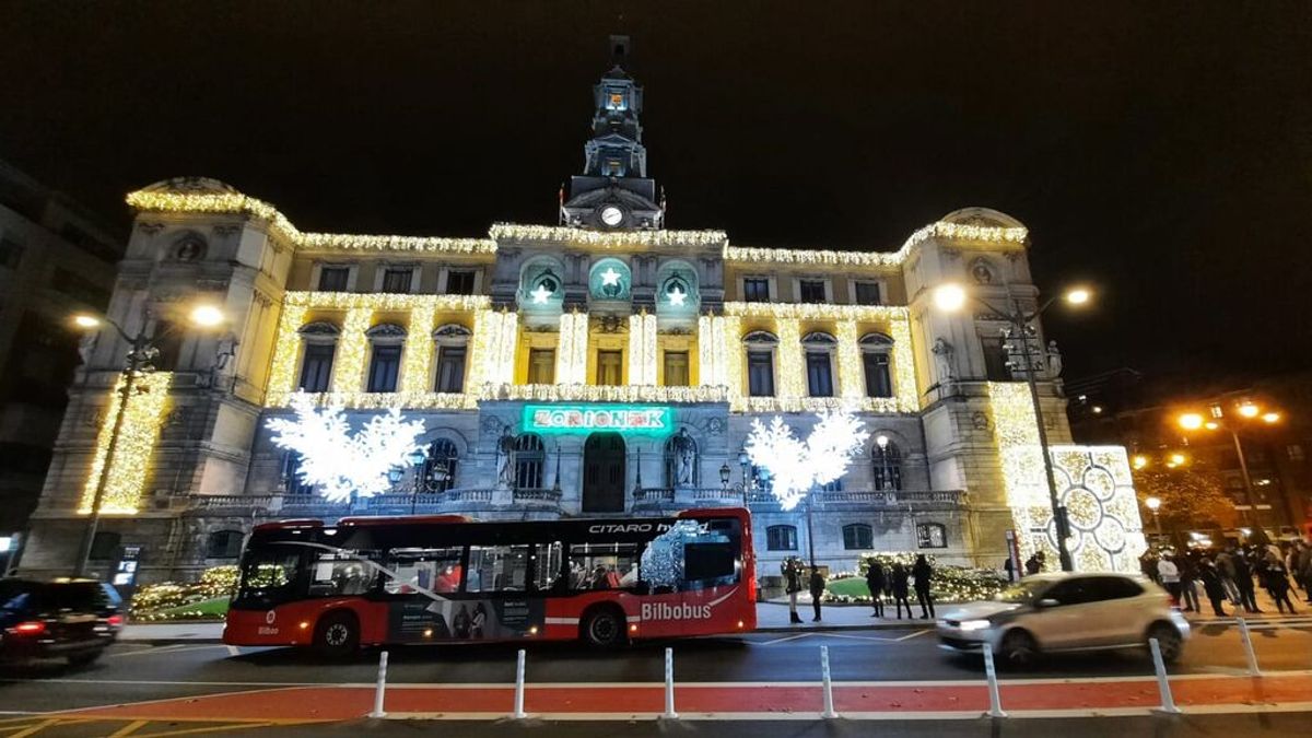 Bilbao da la bienvenida a la Navidad con más de un millón de luces led