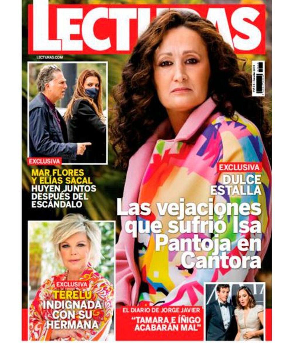 Dulce Delapiedra en la portada de la revista 'Lecturas'
