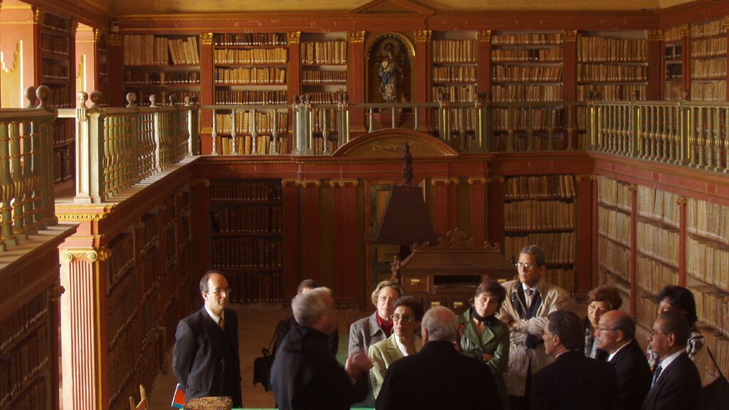 Biblioteca del Monasterio de Yuso, en La Rioja.