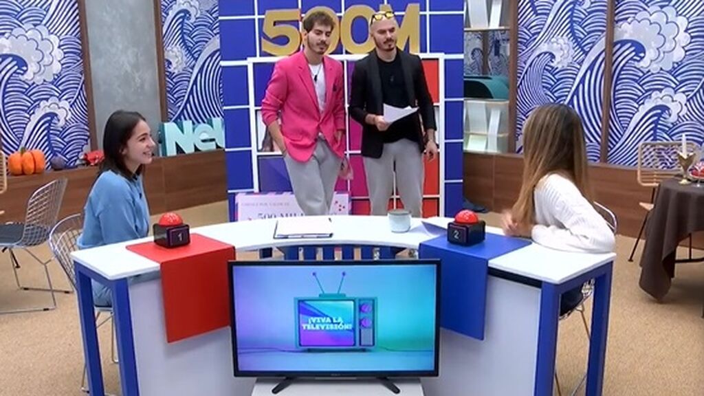 Los gemelos hacen el programa