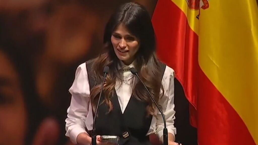 El discurso de Sara Sálamo al ser premiada por su lucha contra la violencia machista