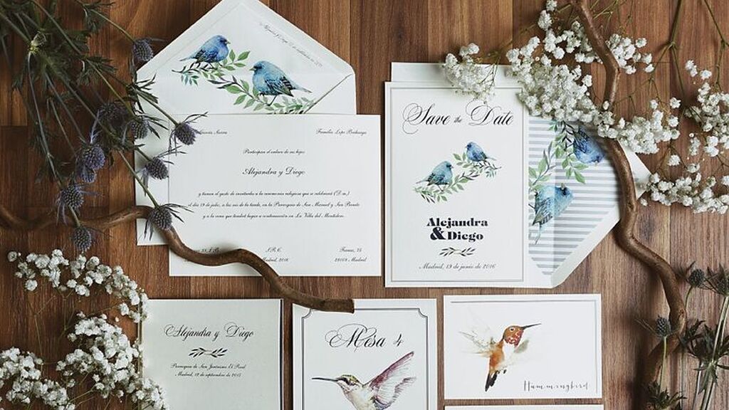 Las invitaciones deberán estar hechas con papel reciclado.