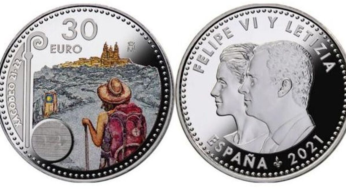 Así es la moneda de 30 euros que conmemora el Año Santo Xacobeo de la Fábrica de Moneda y Timbre