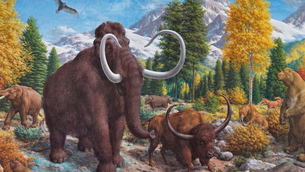 La era de los mamíferos, un mural de Rudolph F. Zallinger