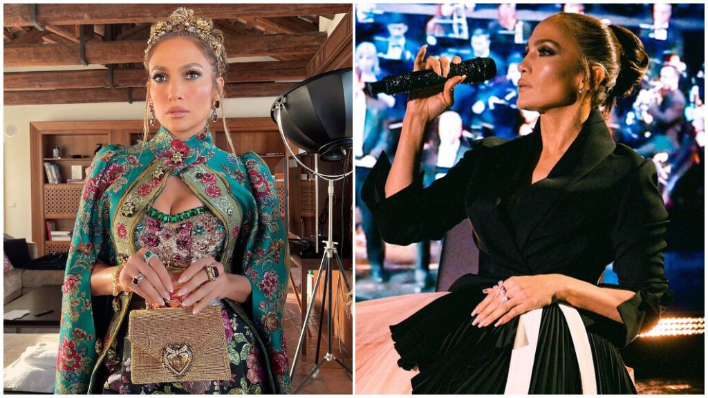 Las 7 manicuras de Jennifer Lopez que te servirán de inspiración y que serán perfectas para cualquier evento: desde el negro al vino tinto y el glitter.