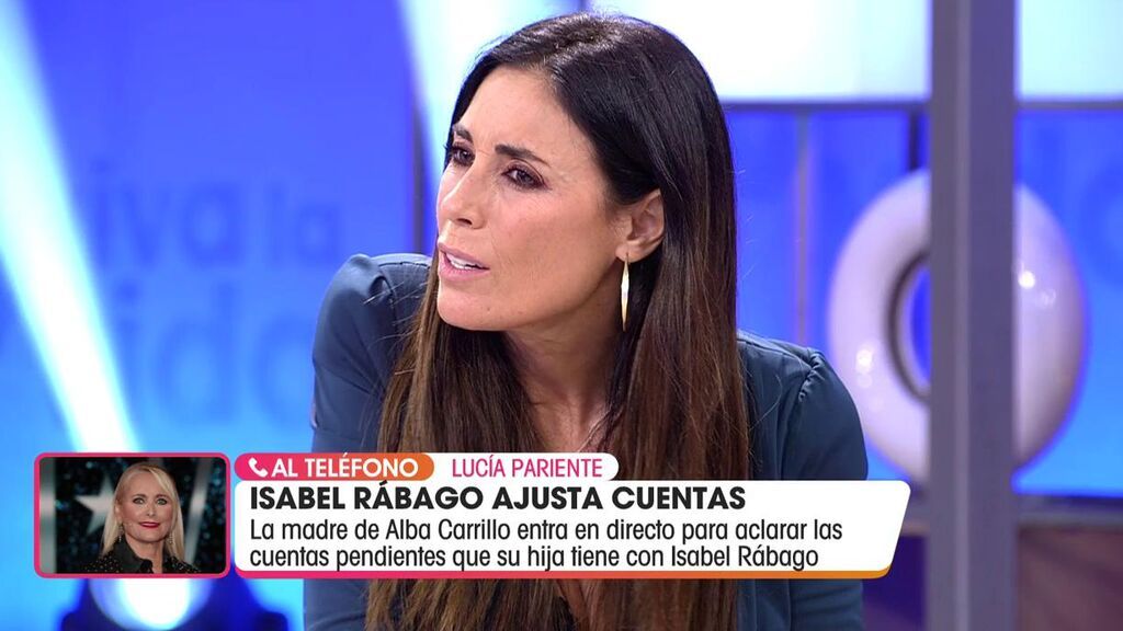 Lucía Pariente ataca a Isabel Rábago en directo