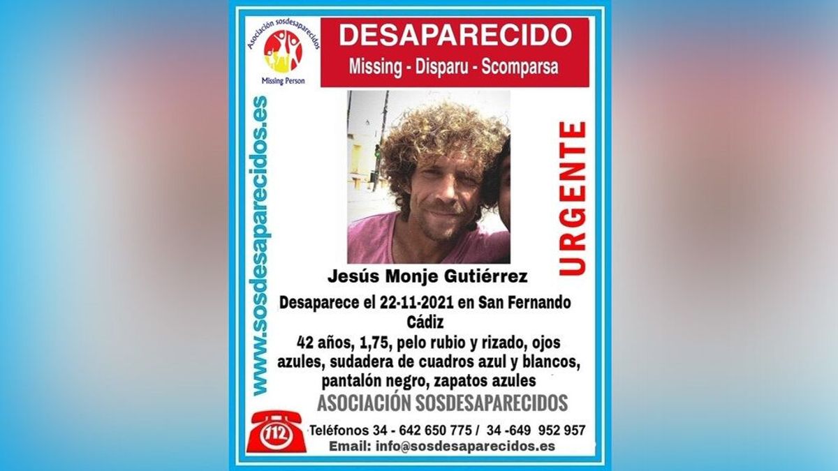 Buscan a Jesús Monge Gutiérrez, sobrino de Camarón de la Isla, desaparecido en Sancti Petri