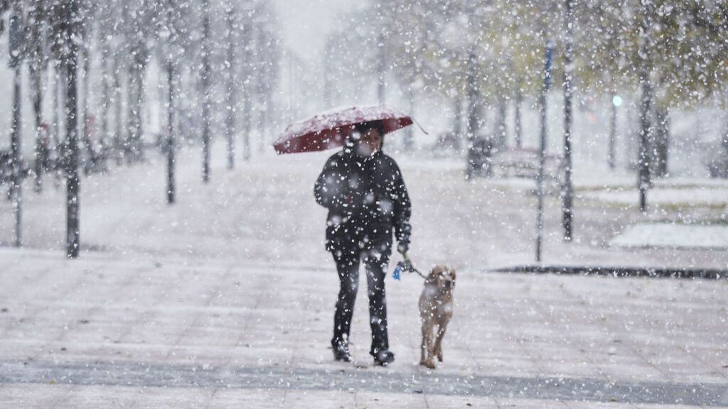 ¿Dónde va a nevar o llover este lunes?