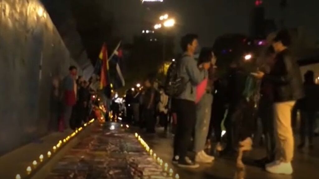 Manifestación en Ciudad de México para pedir justicia por los asesinatos de la comunidad LGBT