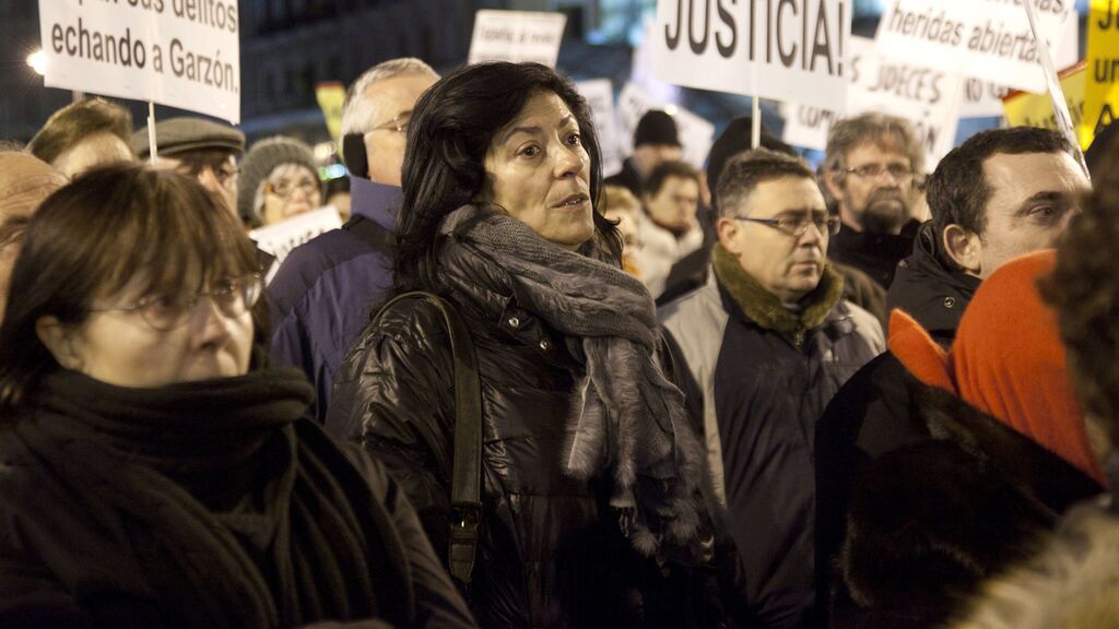 Almudena Grandes siempre demostró su fuerte implicación política