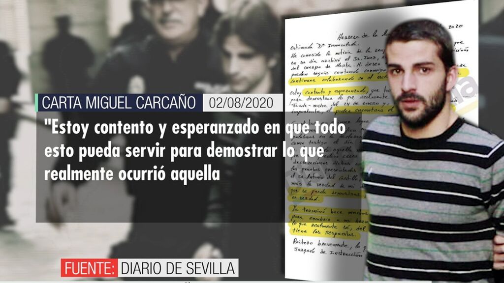 La carta de Miguel Carcaño: "Ya terminó el tiempo de mentir para encubrir a mi hermano"
