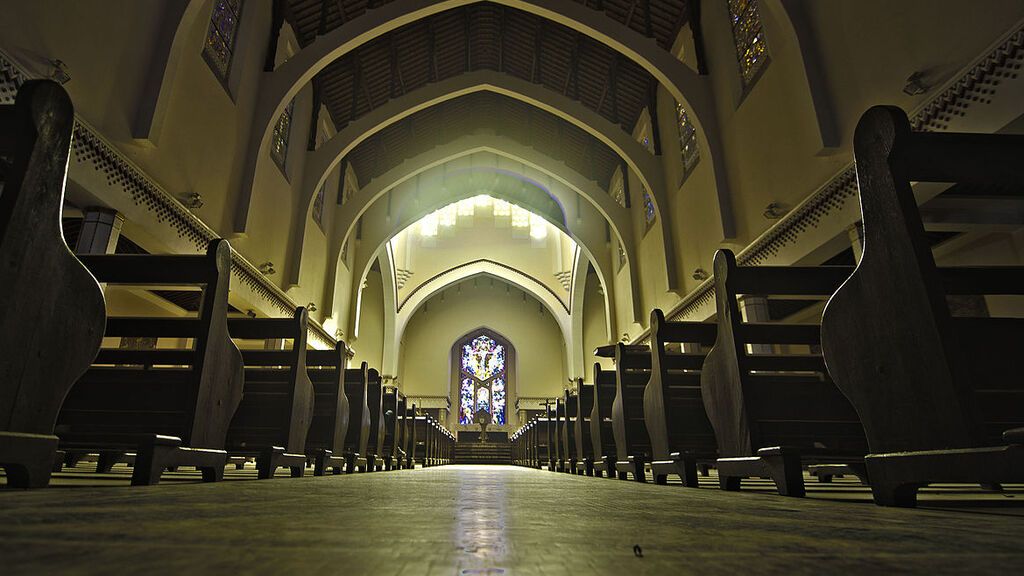 Interior de la catedral de Rabat. Wikimedia Commons.