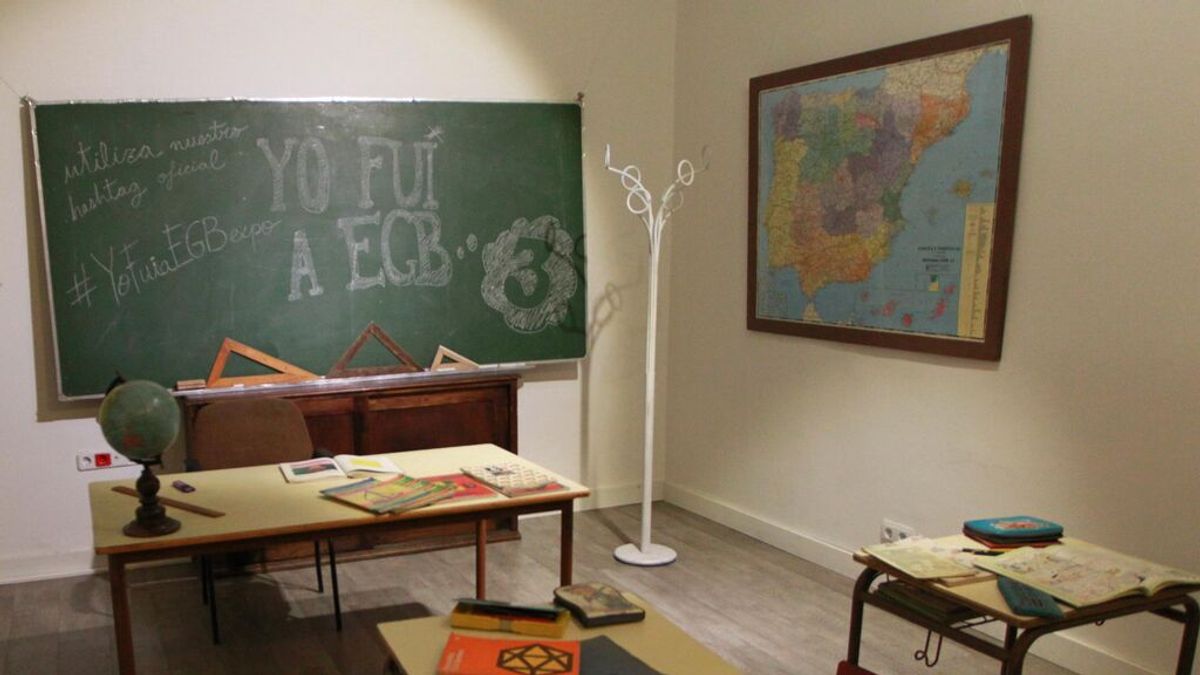 Una exposición en Valencia rememora la época de EGB entre los años 70 y los 90 Una exposición en Valencia rememora la época de EGB entre los años 70 y los 90