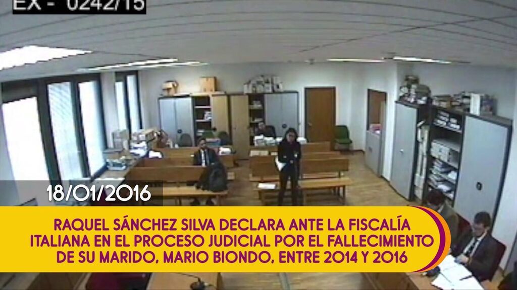 Las declaraciones de Raquel Sánchez Silva ante la justicia tras la muerte de Mario Biondo