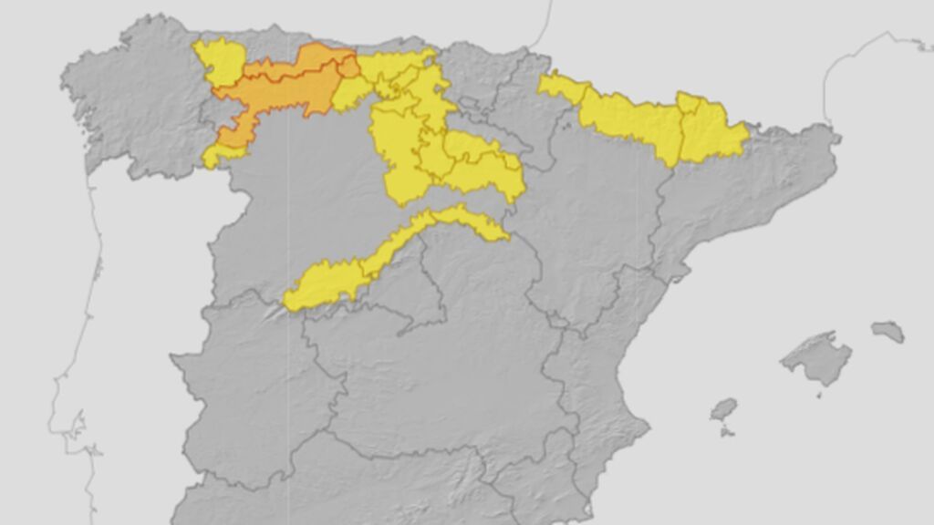 avisos nevadas jueves