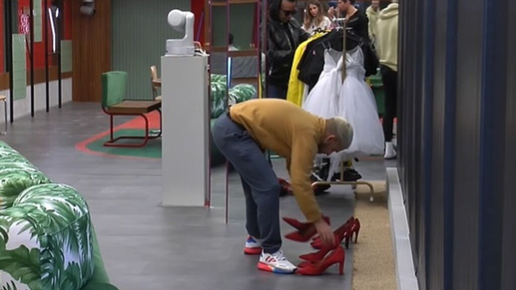 Colocan las cosas de la prueba