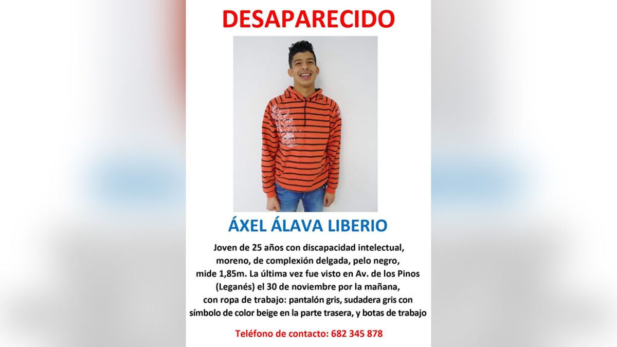Buscan un joven con discapacidad desaparecido en Leganés, Madrid
