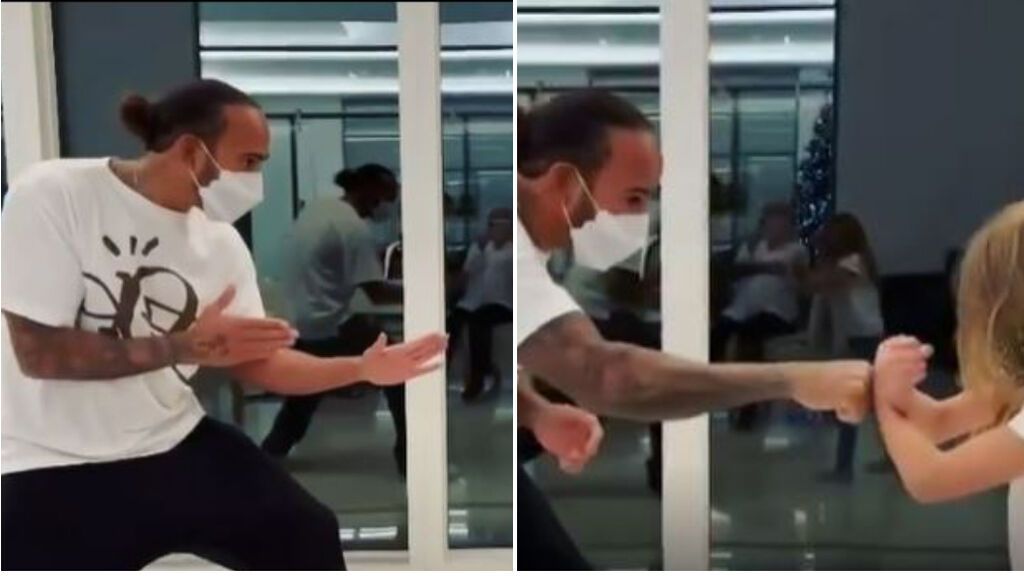 La sobrina de Lewis Hamilton le da clases de defensa personal: "Estoy muy orgulloso de ella"