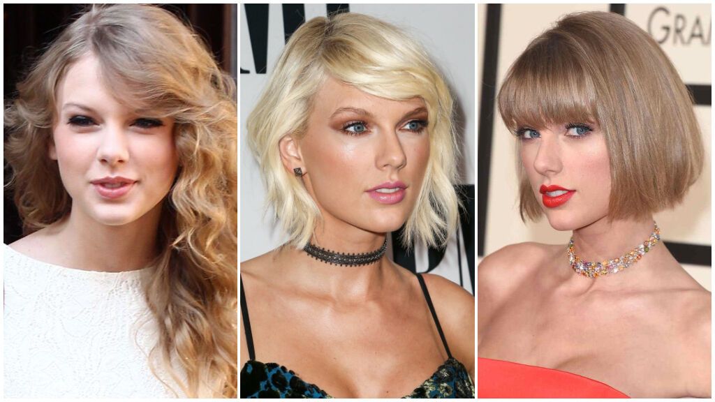Estos son los cortes de pelo de Taylor Swift que más nos han gustado: desde la melena rizada y rubia hasta el corte bob.