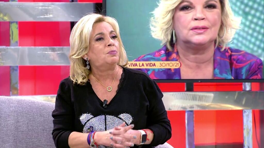 Carmen Borrego contesta a Terelu: “Yo no voy a echar un pulso a ver quién está más con mi madre”