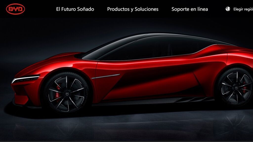IMAGEN DE LA PÁGINA WEB DE BYD