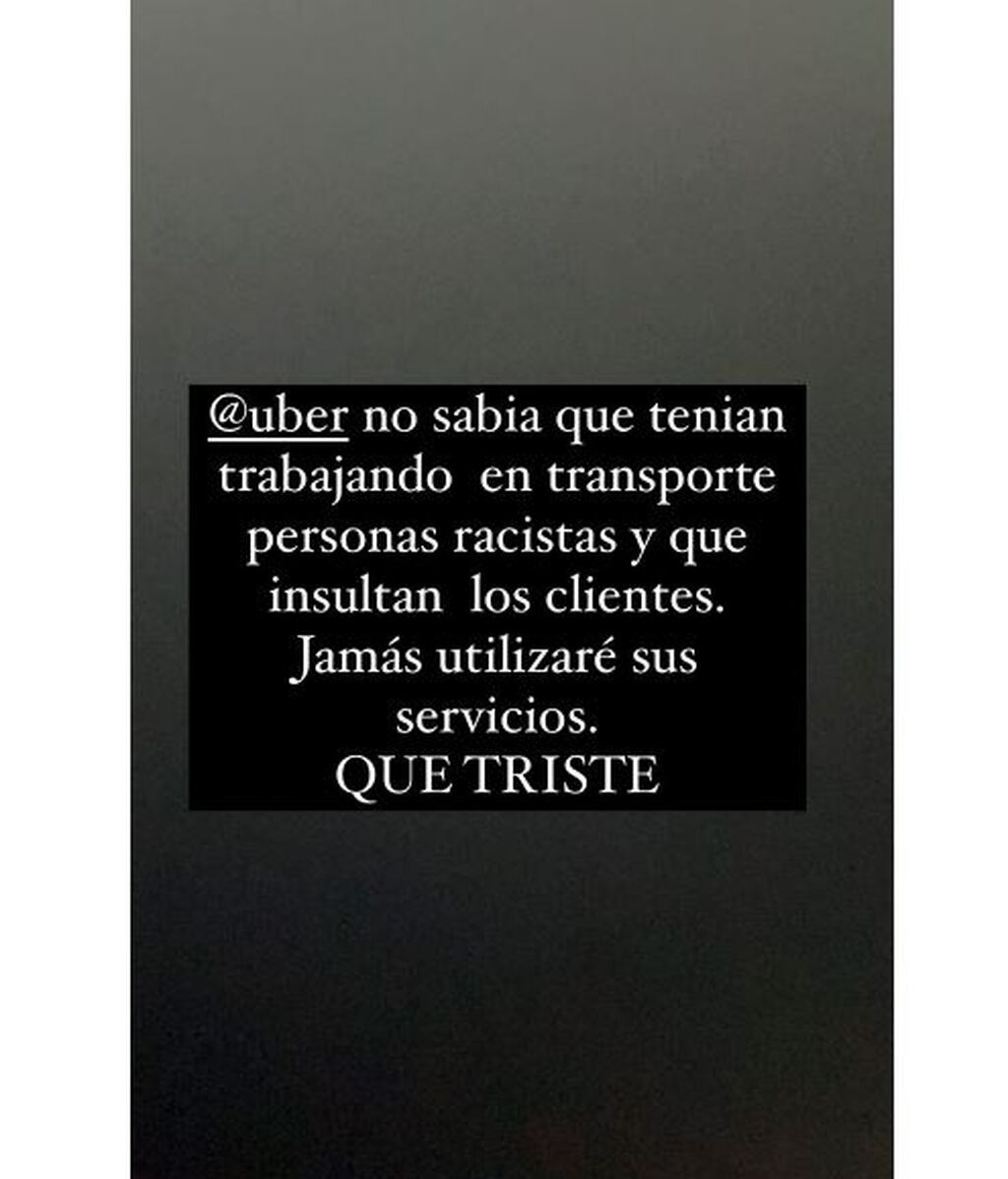 Escrito de Liz Emiliano acerca del episodio racista vivido