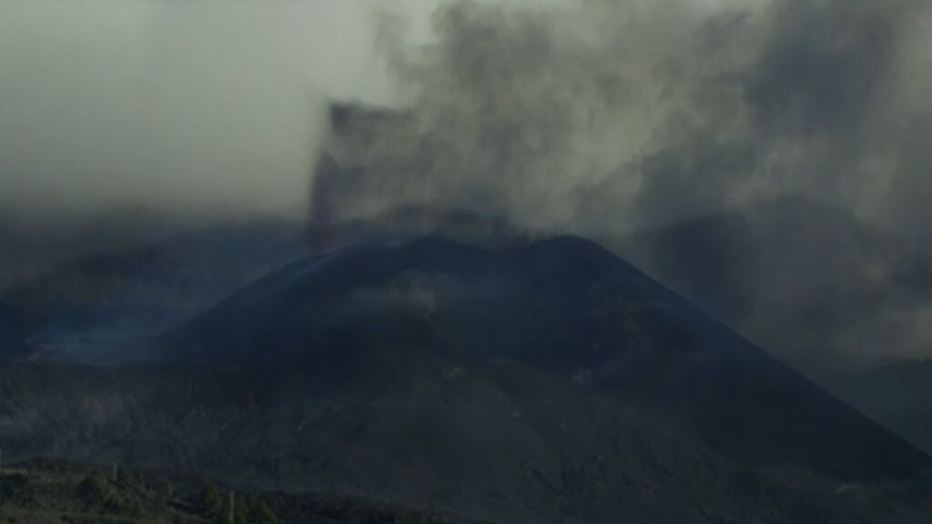 Falsa calma en el volcán de La Palma