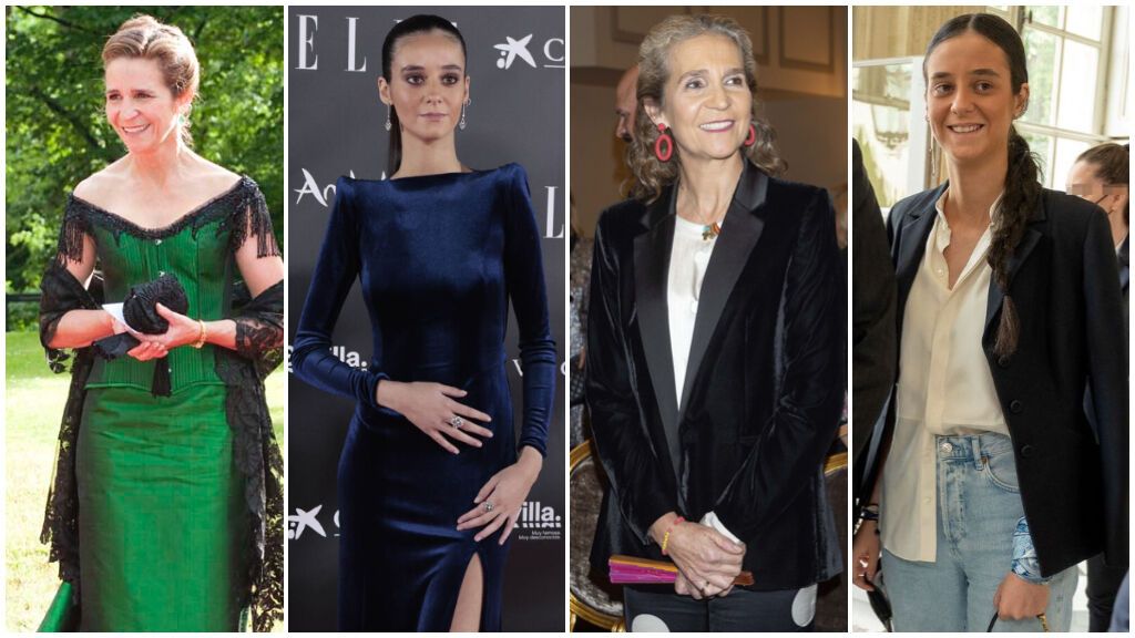 La infanta Elena y Victoria Federica tienen un estilo muy parecido: su pasión por Caprile, sus looks acertados en el día a día y la trenza como peinado favorito.