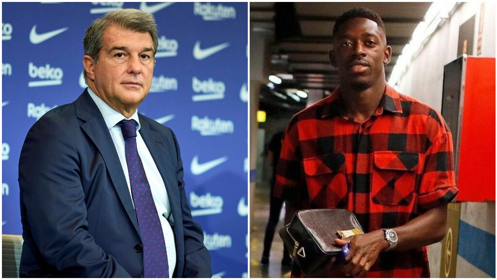Joan Laporta confía mucho en el potencial de Ousmane Dembelé.
