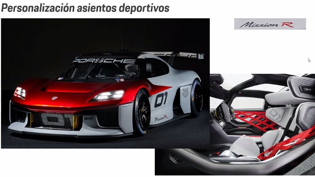 LOS ASIENTOS DEL MISSION R SE PERSONALIZAN MEDIANTE 3D PORSCHE