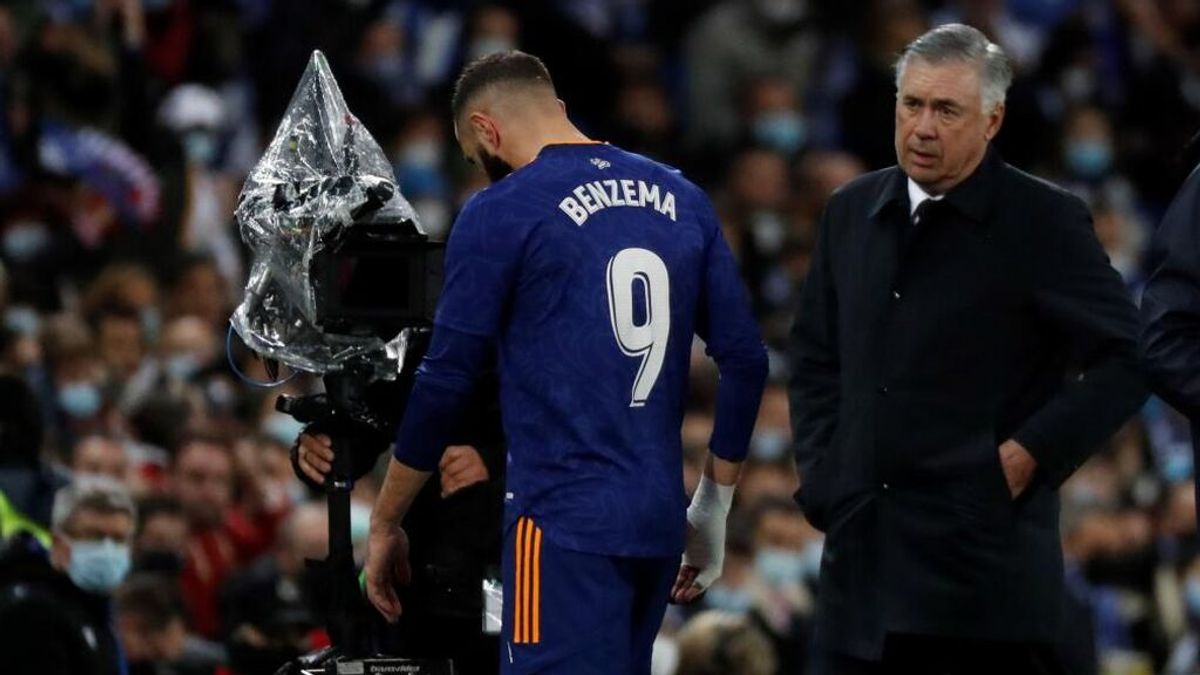 Benzema hace saltar las alarmas en el Madrid: el francés pendiente de pruebas en un momento crucial del equipo Benzema hace saltar las alarmas en el Madrid: el francés pendiente de pruebas en un momento crucial del equipo