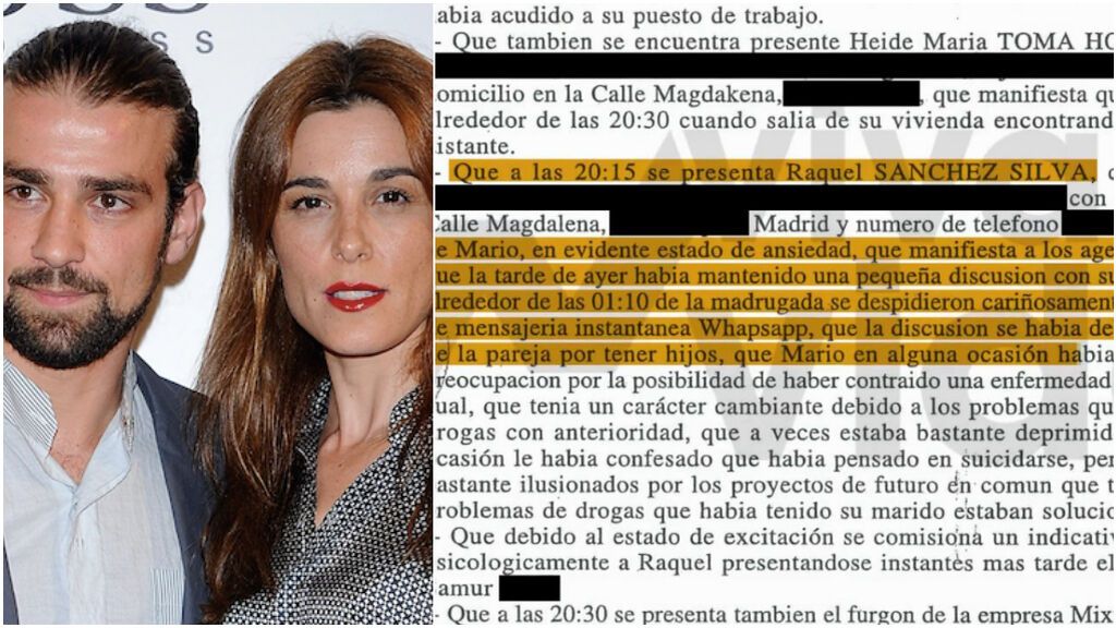 La primera declaración de Raquel Sánchez Silva