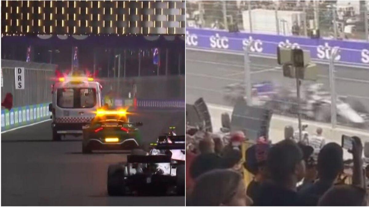 Brutal accidente entre Pourchaire y Fittipaldi en la F2: uno de los pilotos fue evacuado en helicópetero